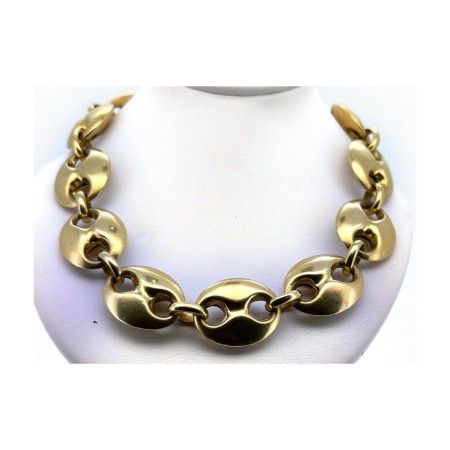 Cadena cadena calabrote de oro 18k 70 cm